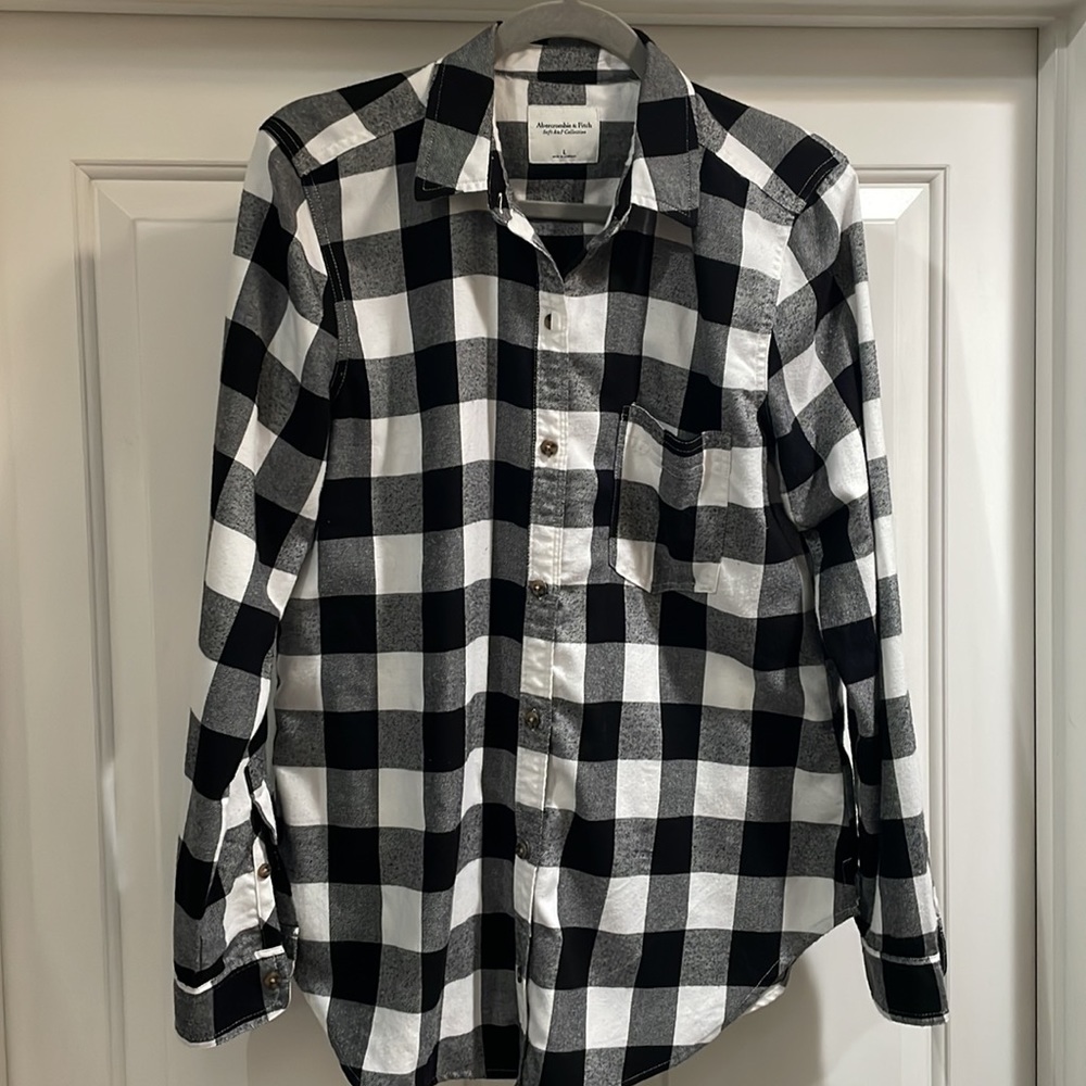 Soft Plaid A&F Button Down